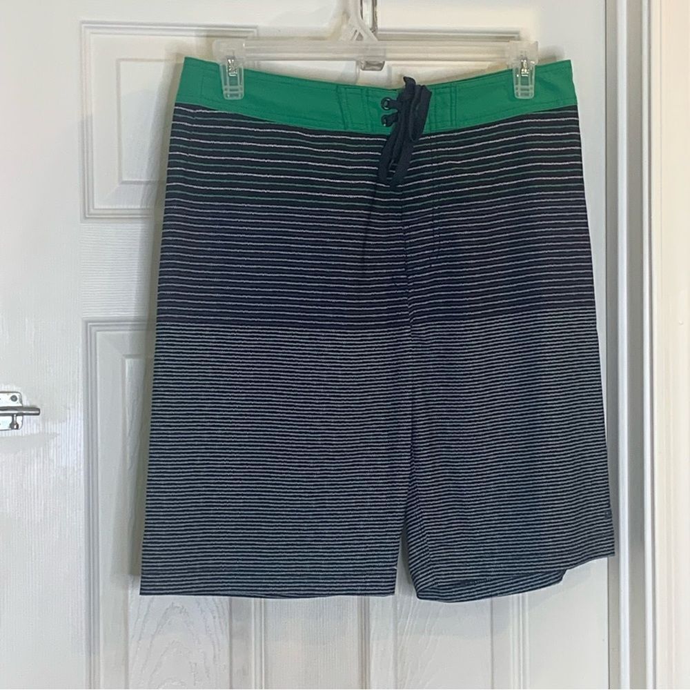 Prana Board Shorts Striped Size 34 - Picture 8 of 9